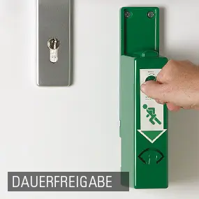 Fluchtwegsicherung Dauerfreigabe